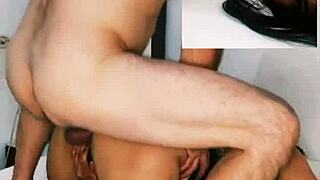 Užij si pohled na dvojitou radost obličej prdel sperma