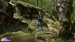 I was just walkin’ in the forest, ya know, and started fingering myself publicly!