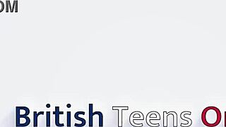 British teen gets railed and creampied on the sofa!