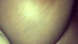 Wow, my ebony step mom is riding hard while step bro's locked up!