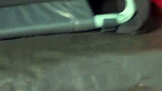 milf slut gives blowjob in tent, creampie with monster cock outdoor