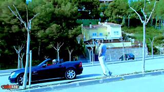 Milky cooper's rough beach anal