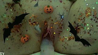 Halloween Pussy Solo Masturbation Feels So Wet and Wild
