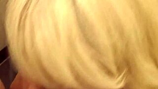 Blonde Mature's Wild Public Mall Restroom Sex