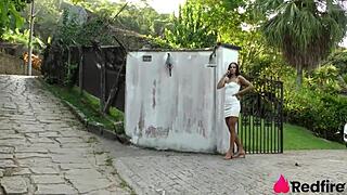 naughty boss paid helpers with a treat and fun in the hair