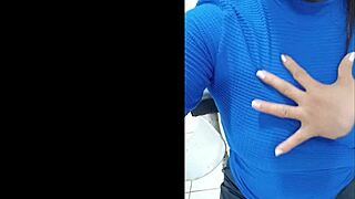 real nurse shows off sexy big ass at hospital