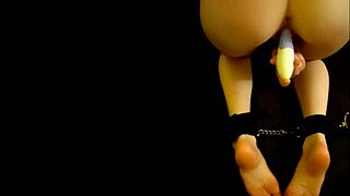 Extreme bondage sex with asian teen tight pussy