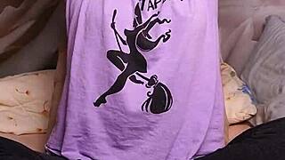 Heyy, watch this amateur wife moan during light BDSM tickling and nipple play! 😍