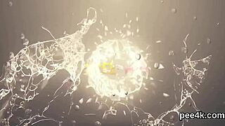 adorable idol experiences a warm piss splatter on her cunt