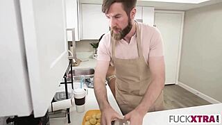 little barista mina luxx gets banged hard in a shy group encounter