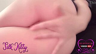 i masturbate my shaved teen pussy with dildo closeup, oops i mean extra passionate