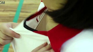 Secret Practice Footage of Japanese Busty Volleyball Team