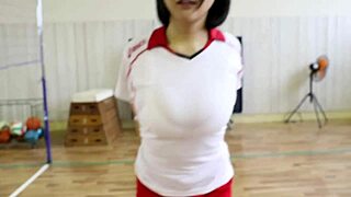 Secret Practice Footage of Japanese Busty Volleyball Team