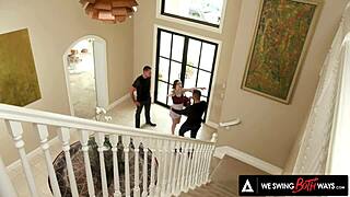 Exploring New Friendships In A Cozy Threesome Setting