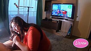 se la chupo mientras gana en el fornite