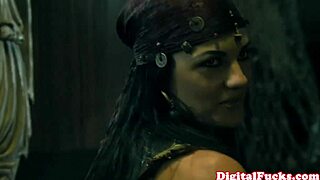 jesse jane gets up close in hairy ffm threeway