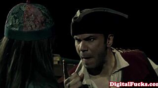 jesse jane gets up close in hairy ffm threeway