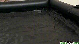 Seth Gamble and Gal Ritchie - Busty Teen Brunette Delivers Wet Nuru Massage.