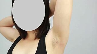 Armpit fetish with asian japanese girls in casual story