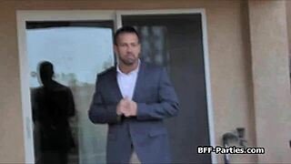 Double Booked House Sparks Wild Teen Foursome Party