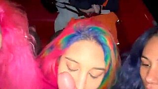 These girls shocked a guy by sucking him off on a boat! 😲