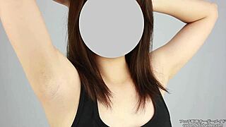 Armpit fetish with asian japanese girls in casual story