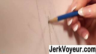 The girl enjoys men jerking off while watching her in public. She loves the outdoor voyeur attention.