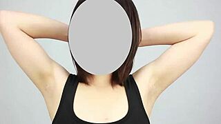 Armpit fetish with asian japanese girls in casual story