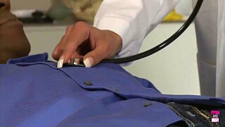 A Seductive Doctor Enjoys INTERRACIAL SEX with Patient in Office