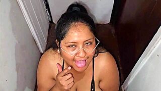 I arrive to swallow the milk from her big tits, feeling the warmth of her bbw body as she milks me with her fat curves.