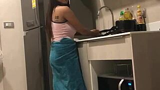 Big boobs from Thailand showing off sexy curves