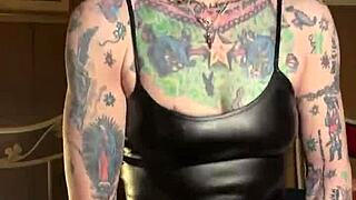 does this milf orgasm hard while riding her dildo?