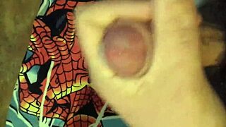 I stroke my cock until cumshot in homemade video