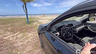 Gostoso Tattooed Guy Creampies My Mouth After Beach Meet in Sexy Lingerie