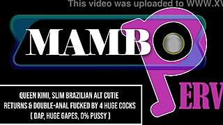 Queen Kimi's intense return with DAP, huge gapes, and monster cock action.