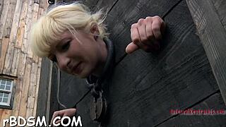 I chained her for rough fucking and sucking.