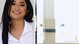 In this reality scene, lovely lesbians indulge in a hot threeway, with blonde and brunette fingering and kissing passionately.