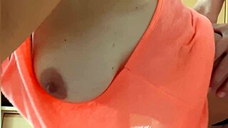 Yo, this athletic chica heats up and milks her neighbor after gym! 💦