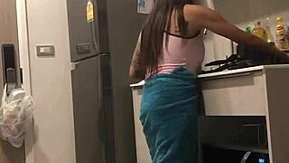 Big boobs from Thailand showing off sexy curves