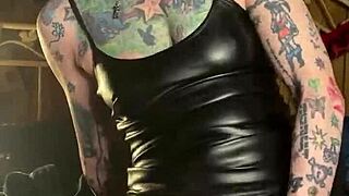 does this milf orgasm hard while riding her dildo?