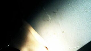 sexy brunette dani daniels steams lightly with big tits and pussy masturbation