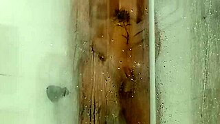 Hot Teen Girl Fucks Dildo Hard In Shower