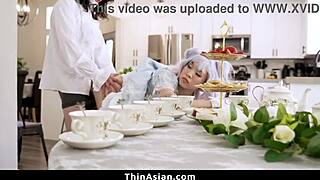 Yo, see Kimmy Kim, this stunning Asian babe, showing off her hot thin figure! 😍