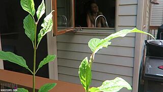 nikki fucked doggystyle from behind