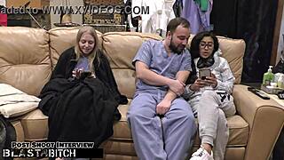 Damn! Jasmine Rose's Hairy Bush Blasted with Cum by Doctor Tampa Again!