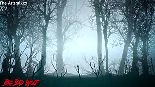 A wolf in sheeps pusy, lickin n ridin big black cock ruff