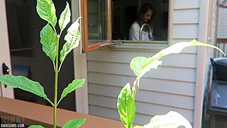 nikki fucked doggystyle from behind