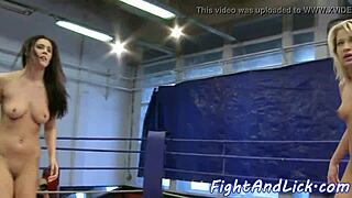 i can't get enough of busty euro oral after wrestling