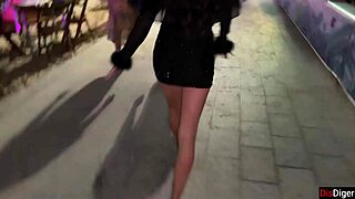 the girl from the club came over after the party for doggystyle creampie in stockings