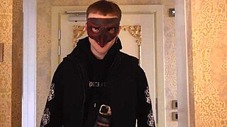 What! A strange masked guy lured me into a cozy room for wild action?